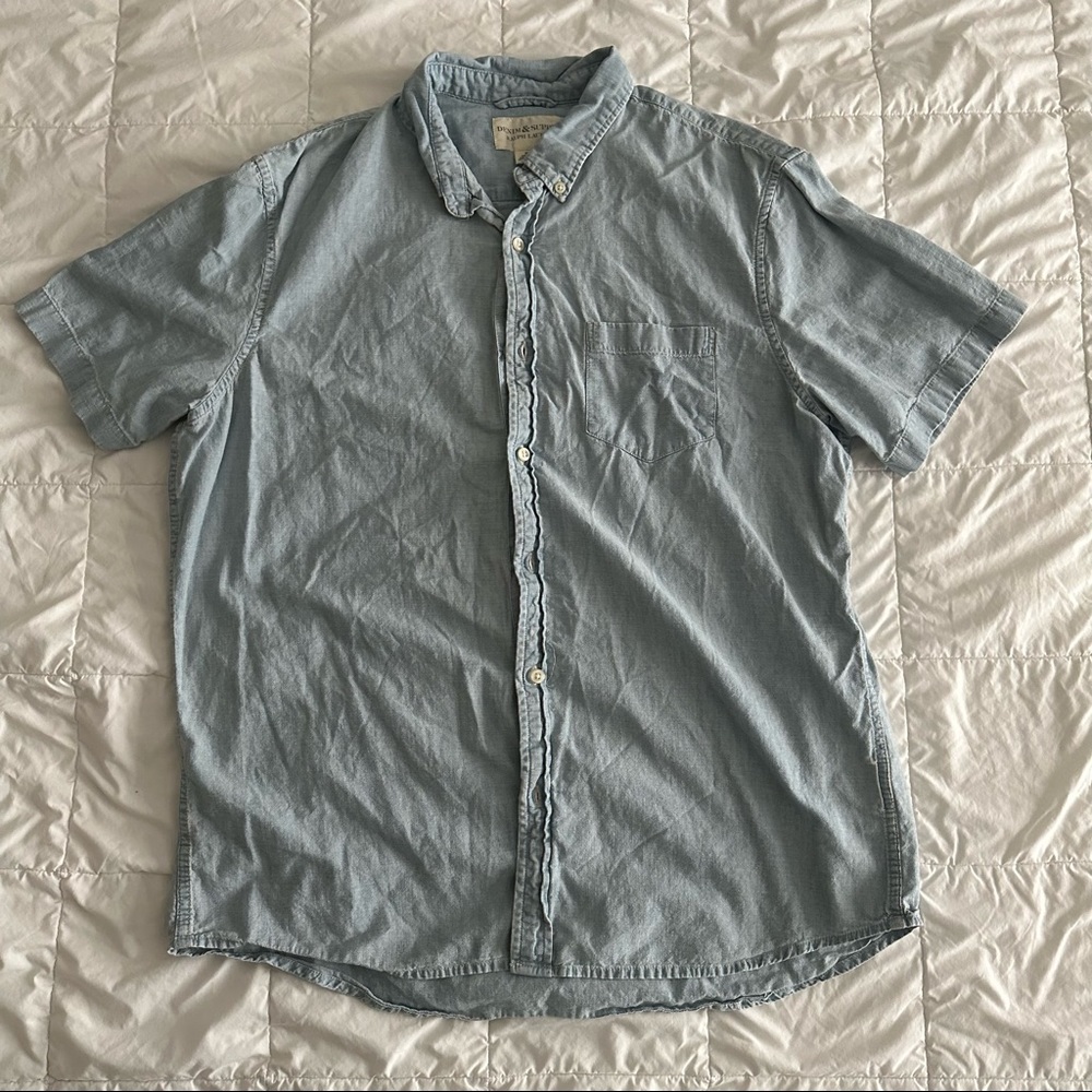Ralph Lauren Denim Button Up Polo